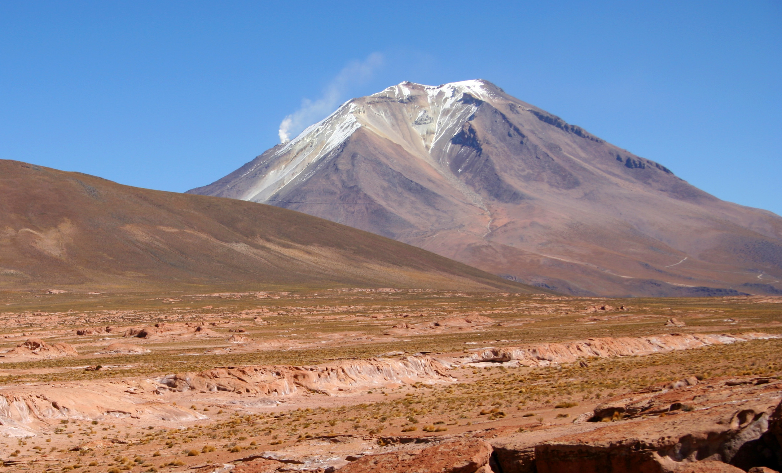 volcano on Altiplano