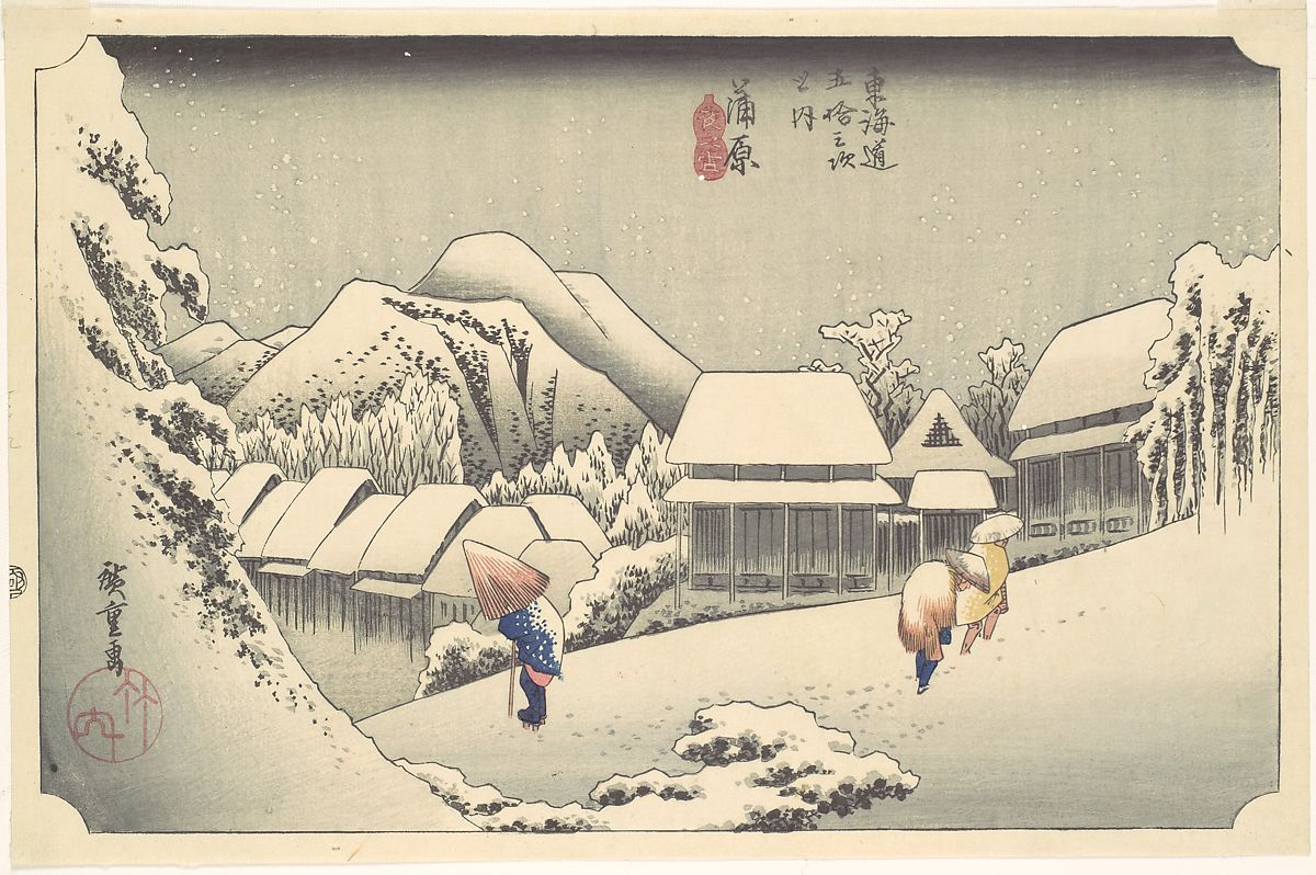 hiroshige snow