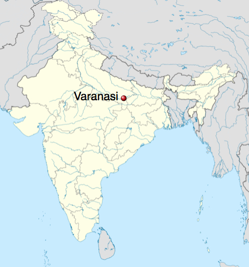 varanasi map